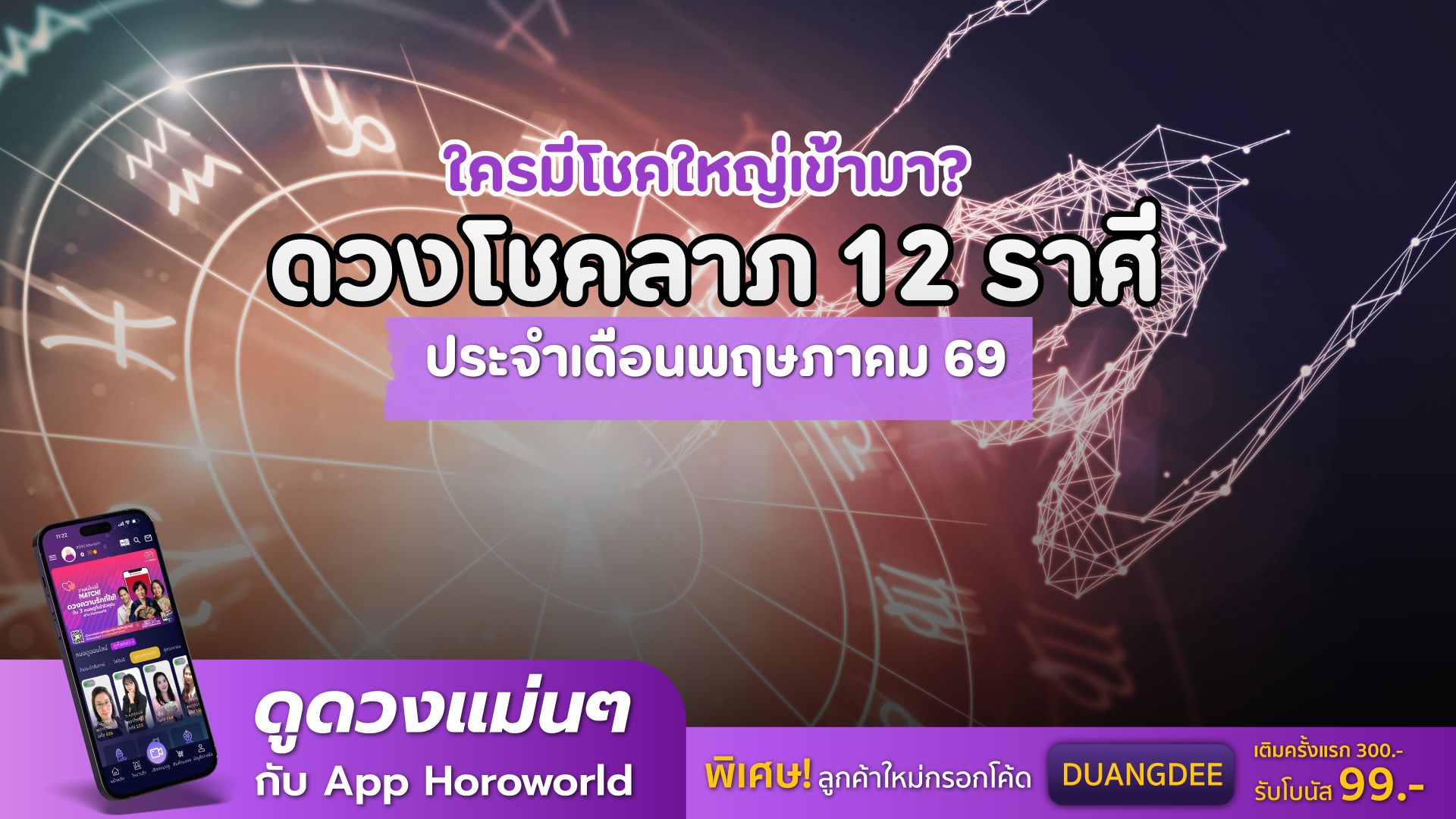 ดวงโชคลาภ 12 ราศี