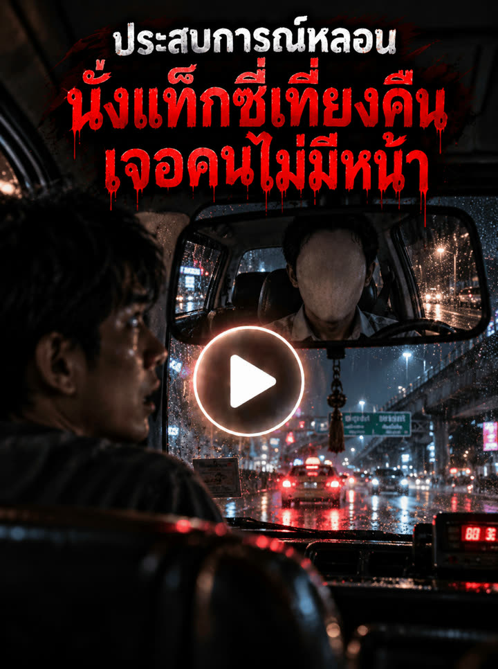 ประสบการณ์หลอน นั่งแท็กซี่เที่ยงคืน เจอคนไม่มีหน้า (เร็วๆ นี้)